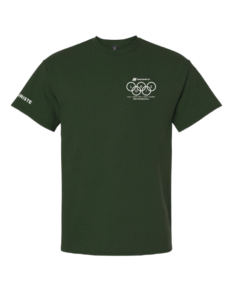 Image de T-shirt manches courtes - Vert forêt - Secouriste