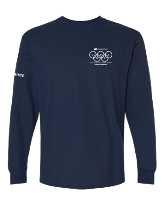 Image de T-shirt manches longues - Marine - Secouriste