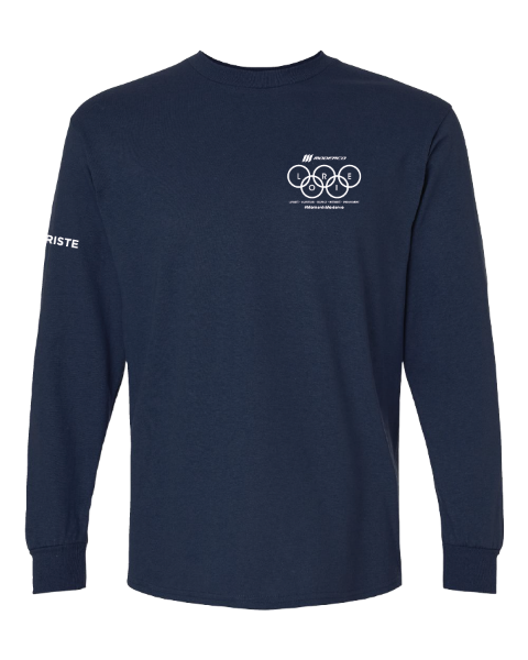 Image de T-shirt manches longues - Marine - Secouriste